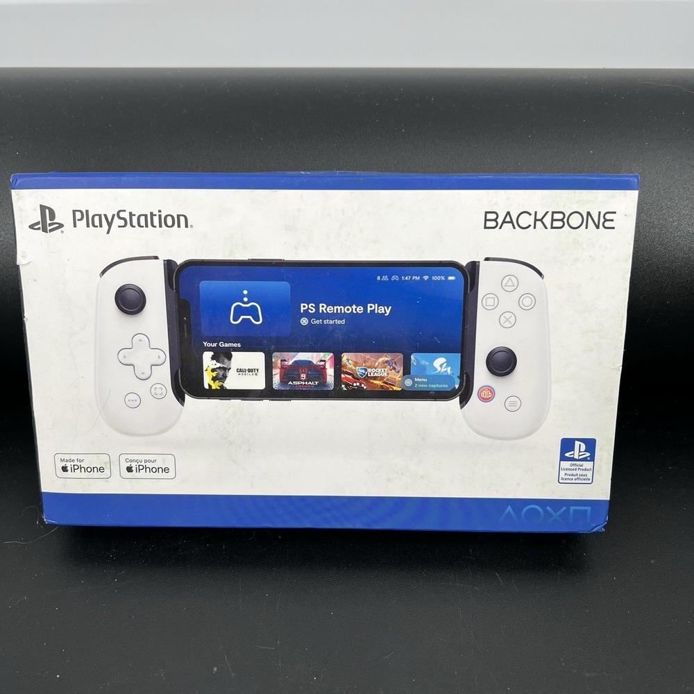 PlayStation Back Bone White New‎ Open Box